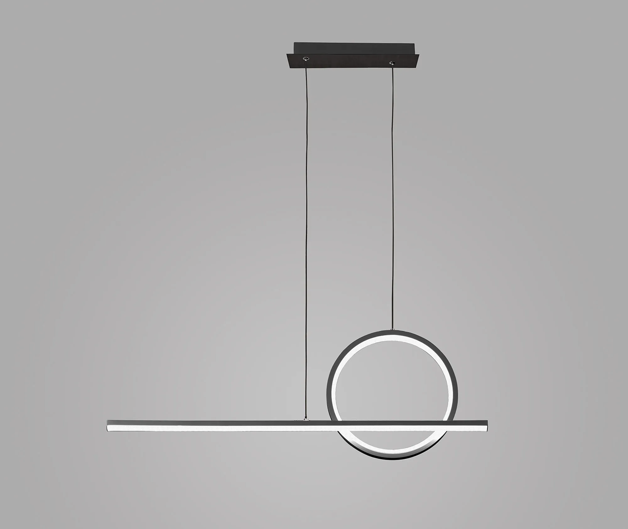 Kitesurf Black Ceiling Lights Mantra Linear Fittings